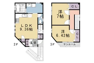 京都府京都市南区吉祥院前田町【一戸建】の間取り