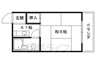 長谷川マンション【103号室】の間取り