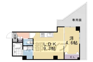 GROOVE西院清水町【102号室】の間取り