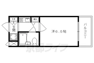 グランデール山科【303号室】の間取り
