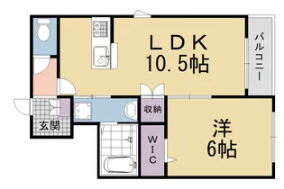 GRACE OGURA【201号室】の間取り