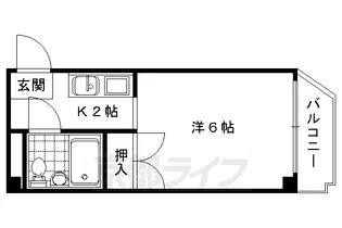 エスポワール12【2-B号室】の間取り