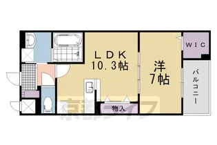京都府京都市伏見区久我本町【アパート】の間取り