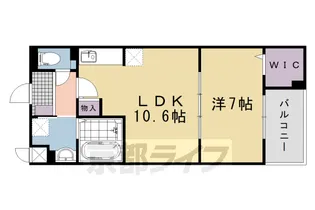 京都府京都市伏見区久我本町【アパート】の間取り