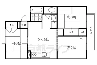エルハイツ【2階】の間取り