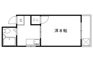 ルネJ&Os【3-D号室】の間取り