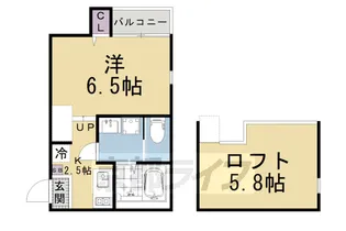 ハーモニーテラスNT【205号室】の間取り