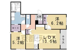 Grand Soleil【101号室】の間取り