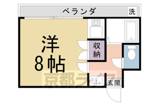 フレンズ嵯峨野【208号室】の間取り