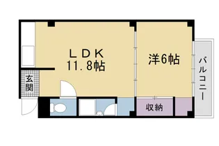梅津シティハウスⅡ【2階】の間取り