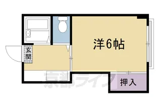 ハイツささや【202号室】の間取り