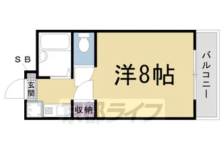 京都府京都市右京区太秦馬塚町【マンション】の間取り