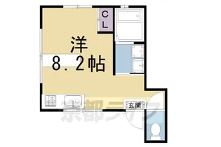 petite maria【B号室】の間取り