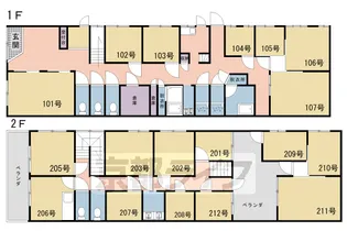 京都ゲストワン【-号室】の間取り