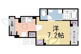 マウントック・カナサ【1階】の間取り