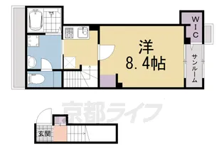 マウントック・カナサ【2階】の間取り
