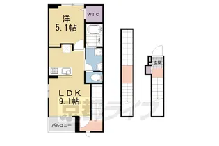 マウントック・カナサ【3階】の間取り