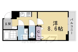 ヒカルサ京都大宮中林イースト【3階】の間取り