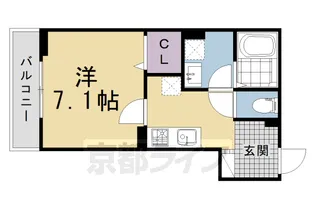 ヒカルサ京都大宮中林イースト【3階】の間取り