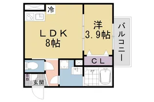 (仮称)ジーメゾン山科エルヴァ【105号室】の間取り