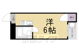M’s太秦【3-C号室】の間取り