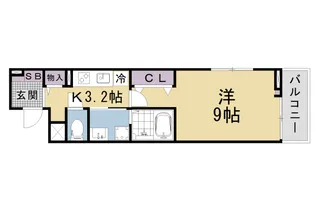 コーチ・フラット【2階】の間取り