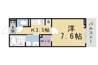 コーチ・フラット【2階】の間取り