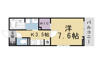 コーチ・フラット【2階】の間取り