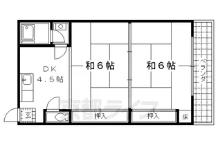 小笹マンション【505号室】の間取り