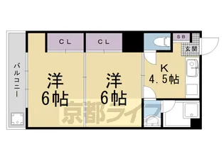 小笹マンション【505号室】の間取り