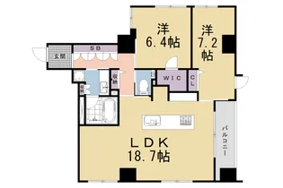 (仮称)壺屋町新築【203号室】の間取り