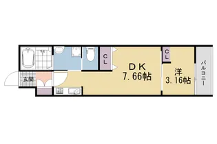 Green Garden【207号室】の間取り