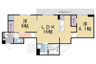 メゾン青ノ葉【2階】の間取り