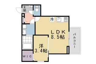 (仮称)ジーメゾン小栗栖クレフィエ【305号室】の間取り