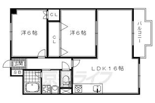 「Villa VIZCAYA」【4階】の間取り