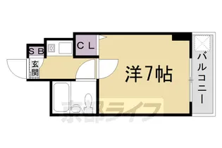 1Kの間取り画像