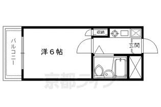 辻本マンション【403号室】の間取り