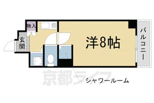 ジョイテル西院【311号室】の間取り