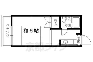 ハイツヤマブキ【208号室】の間取り