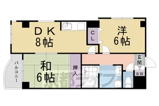 TAKE7【303号室】の間取り