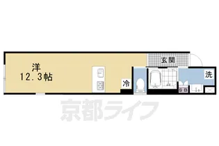 アイリス清水五条【503号室】の間取り