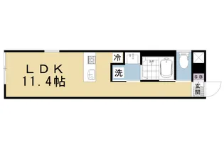 アイリス清水五条【304号室】の間取り