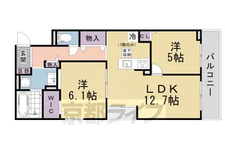 SYS大将軍【1階】の間取り