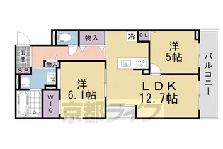 SYS大将軍【2階】の間取り