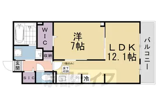 SYS大将軍【1階】の間取り