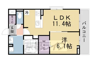 SYS大将軍【3階】の間取り