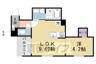 REGALEST二条【1階】の間取り