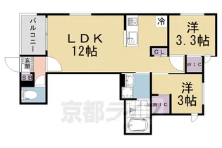 REGALEST二条【3階】の間取り