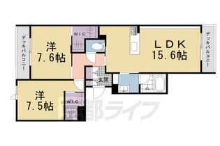 アンド ベンジャミン【101号室】の間取り