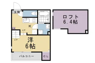 ハーモニー景勝町Ⅱ【202号室】の間取り